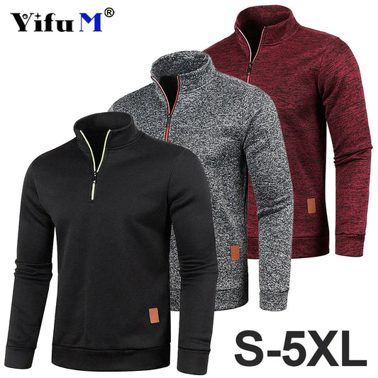 Mens halfzip Hoodie